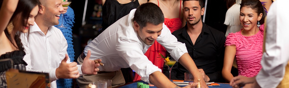 Black Jack, Roulette, Craps, Texas Hold'em Poker